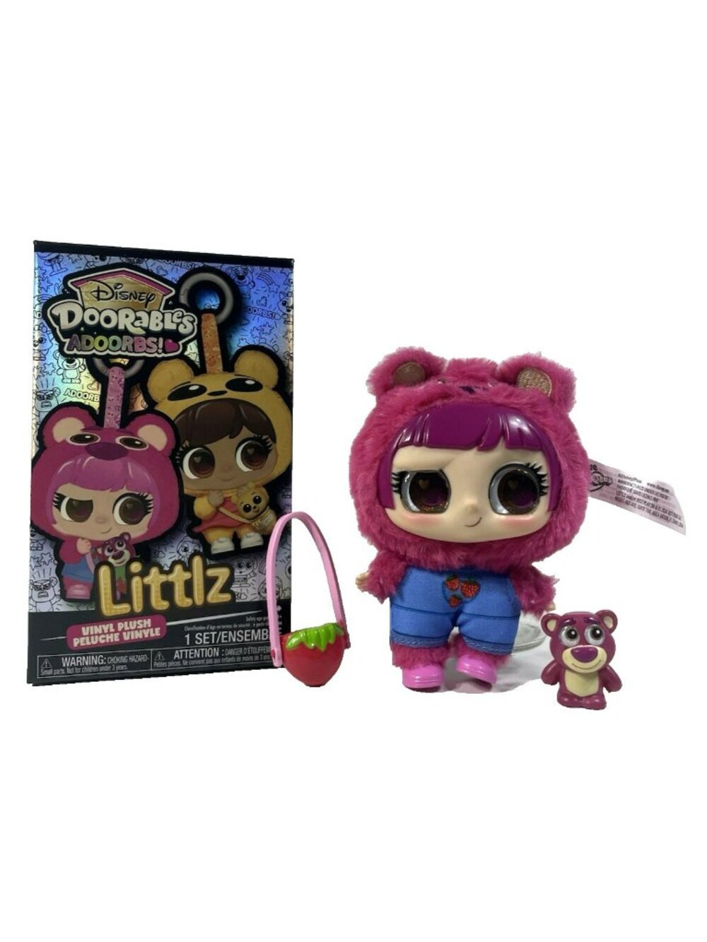 Disney Doorables Adoorbs Littlz 5" Clip-On Plush Doll NAOMI & Accessories NEW